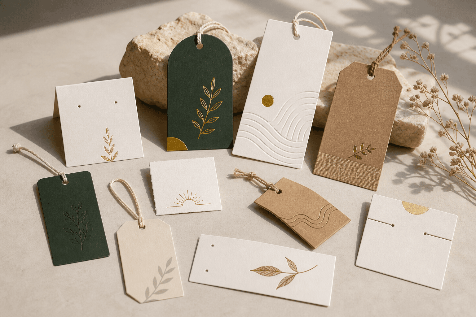 Original packaging concept for Hang Tags, Cards & Inserts