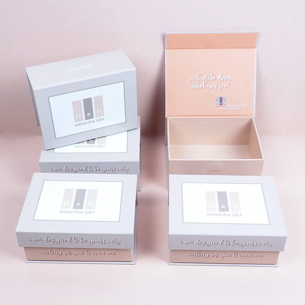 Rigid gift box packaging sample